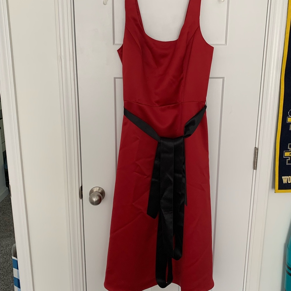 Coldwater Creek red, sleeveless dress